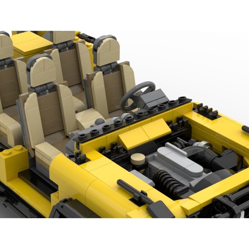 Off-Road SUV Technician MOC-89755 with 2477 pieces Off-Road SUV Technician MOC-89755 with 2477 pieces