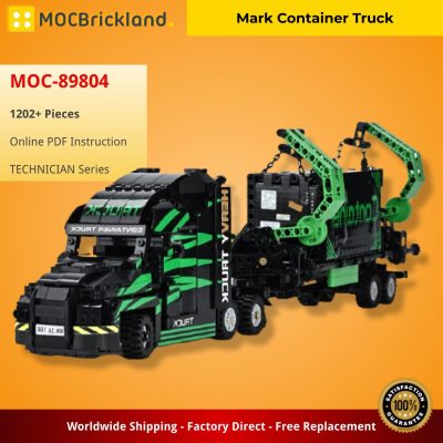 Mark Container Truck TECHNICIAN MOC-89804 WITH 1202 PIECES