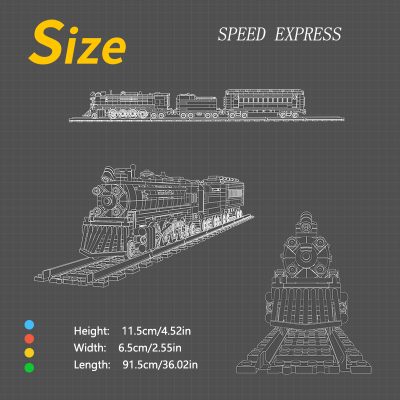 The Polar Express TECHNICIAN MOC-89873 WITH 984 PIECES