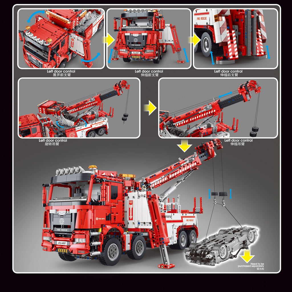 RC Fire Truck TGL T4007 Technic with 5030 Pieces