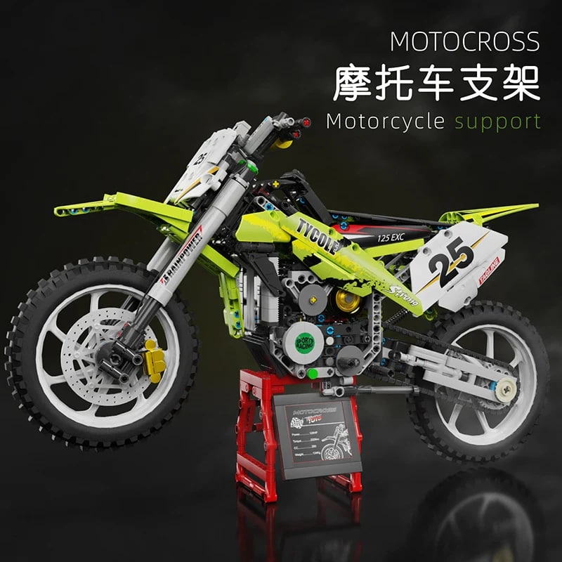 1:5 Motocross TGL T4018 Technic With 1302 Pieces