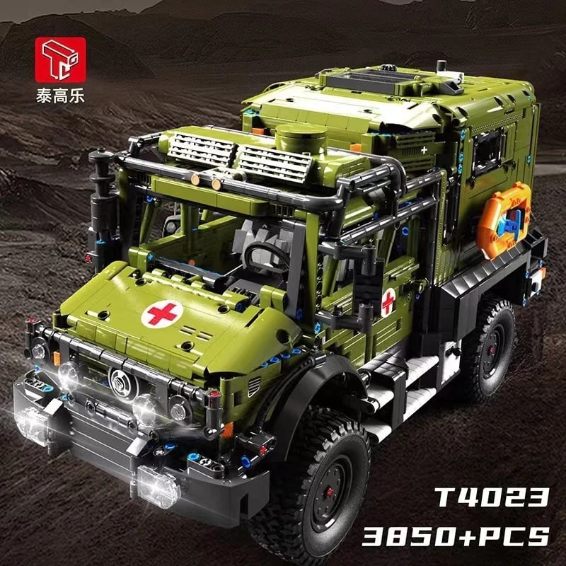 Unimog Rescue Vehicle TGL T4023 Technic With 3850 Pieces