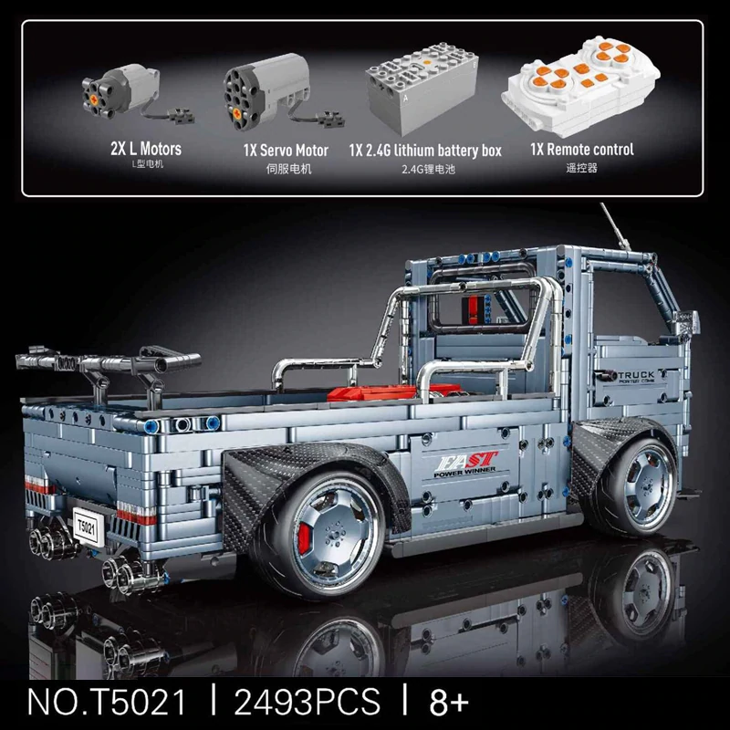 1:10 City Truck TGL T5021 Technic with 2493 pieces