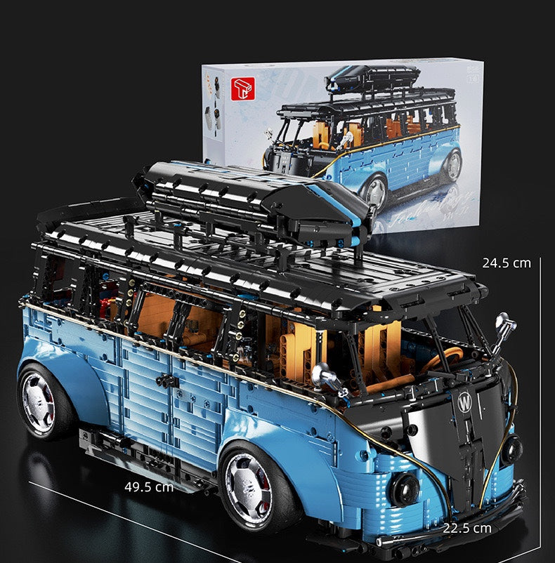 1:8 Volkswagen T2 Touring RV Camper TGL T5022A Technic with 3299 Pieces