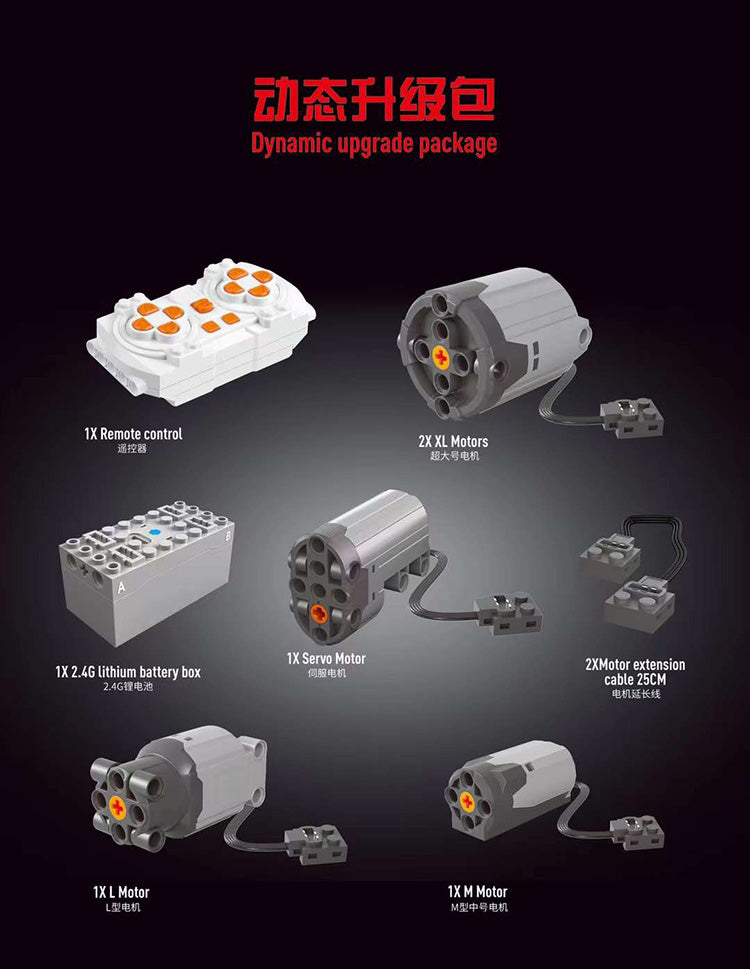 GT2RS – 911 Blue TGL T5026B Technic with 3389 Pieces