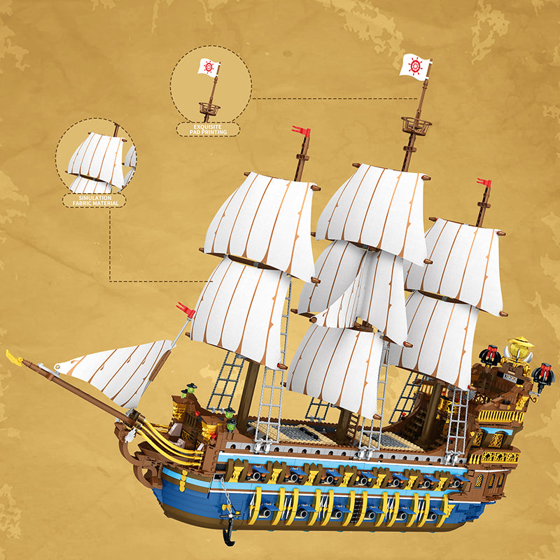 The Royal Fleet Reobrix 66011 Creator with 3162 pieces