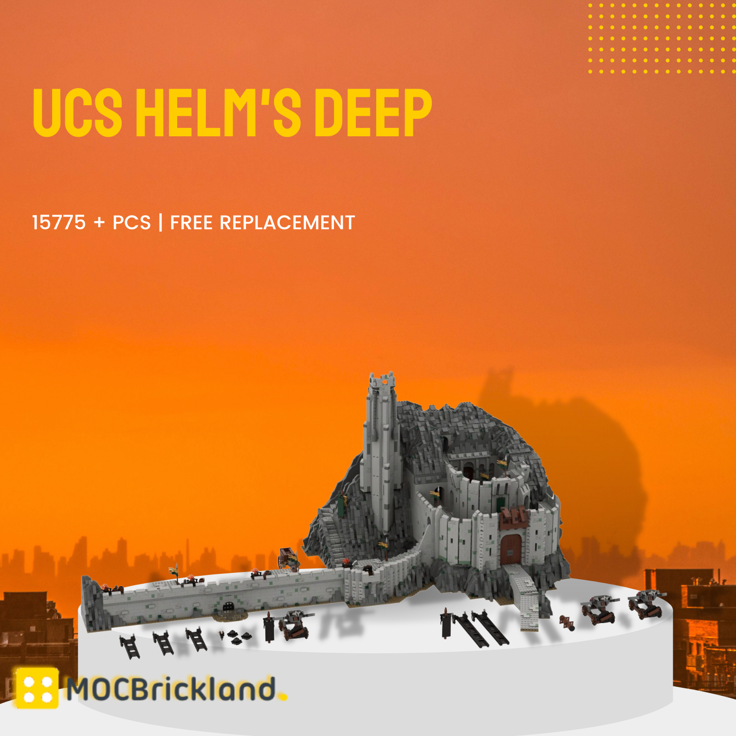 UCS Helm's Deep MOC-38478 Movie With 15775 Pieces