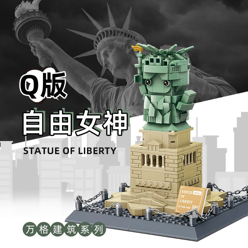 Mini Statue of Liberty WANGE 3210 Creator with 414 Pieces