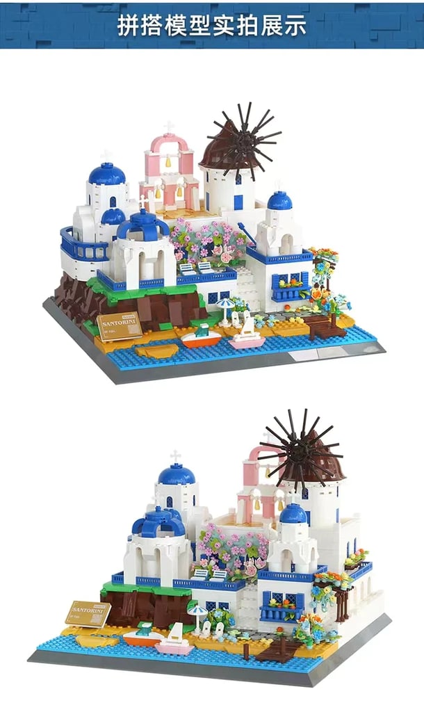 SANTORINI WANGE 6230 Creator With 1372pcs