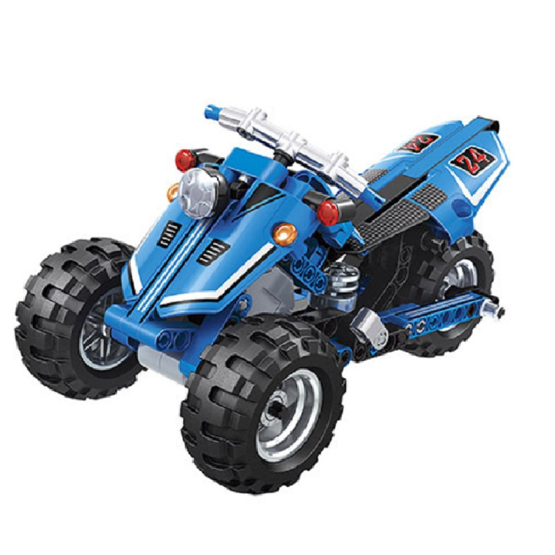 Inverted Three-Wheeled Motorcycle WINNER 7082 Technic with 172 Pieces