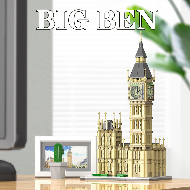 London Big Ben XINGBAO 18025 Modular Building with 815 Pieces