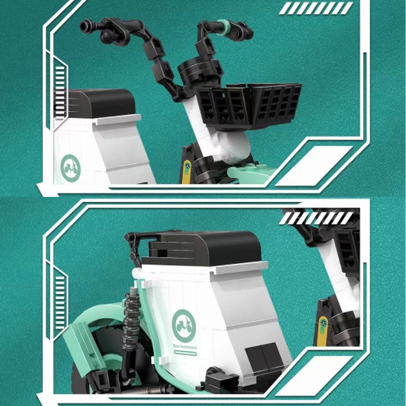 Blue God General ZHEGAO QL00332 Creator with 259 pieces