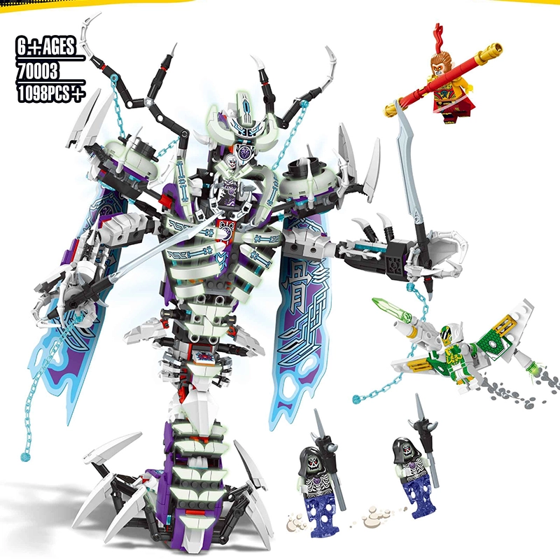 Monkie Kid The Bone Demon ZIMO 70003 Creator with 1375 pieces