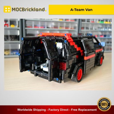 A-Team Van MOC 5945 Technic Designed By Chade With 1710 Pieces