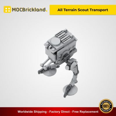 All Terrain Scout Transport MOC 27435 Star Wars Designed By KBD Design With 125 Pieces