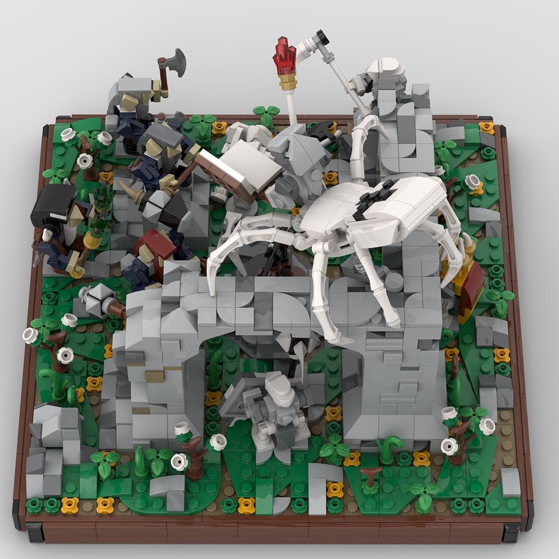 The Dwarfs Meet The Skeleton King MOC-112452 Creator With 1780 Pieces