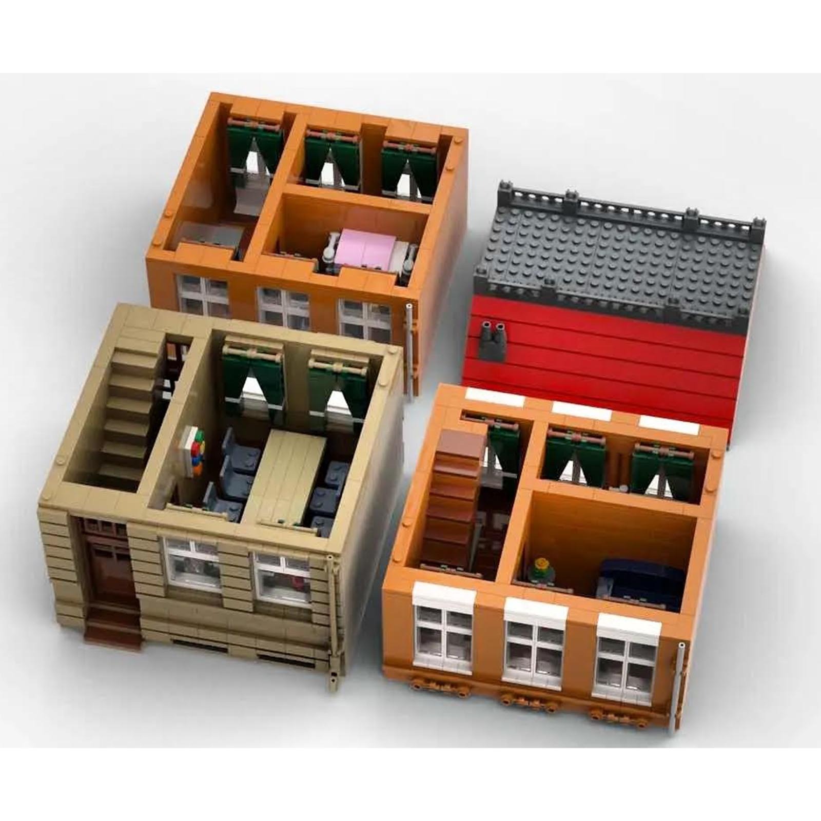 Lindenstrasse No. 24 MOC-89522 Modular Buildings With 2091 Pieces