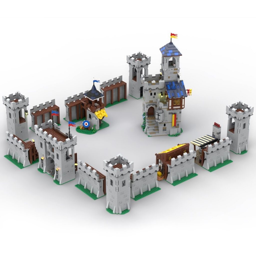  Fan Uys Modular Castle MOC-113656 Modular Building With 4363PCS 