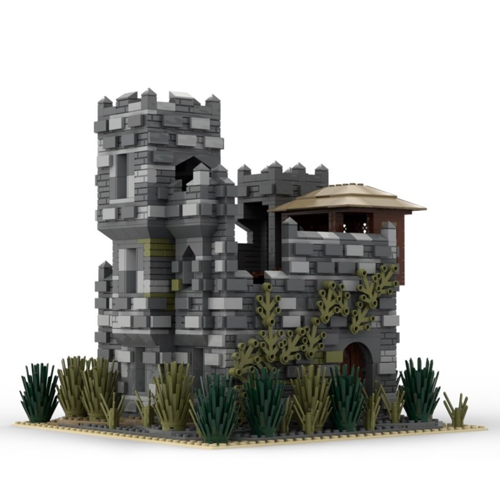 Medieval Blockhouse Ruins MOC-89541 Modular Building With 1794PCS