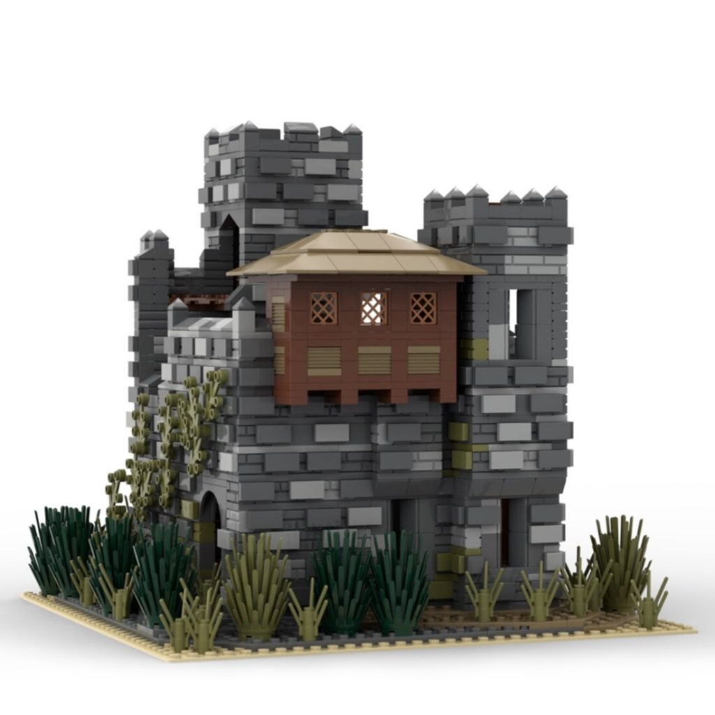 Medieval Blockhouse Ruins MOC-89541 Modular Building With 1794PCS