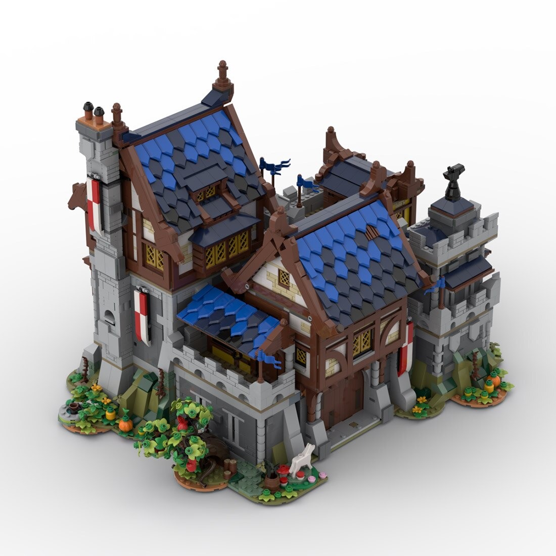 Medieval Castle MOC-89525 Creator With 5000 Pieces