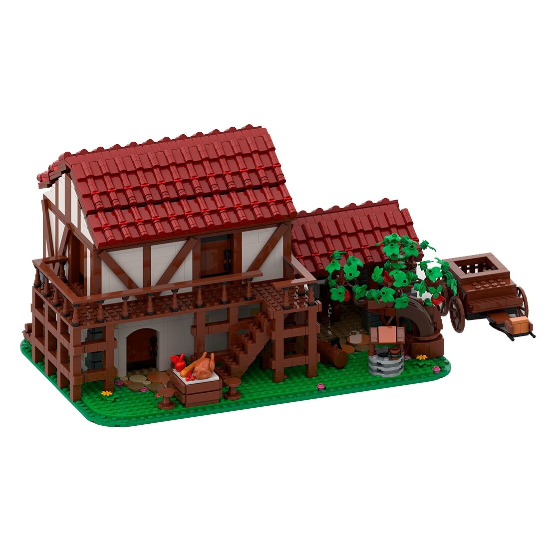 Spice & Wolf: Nyohhira Village MOC-112151 Creator With 2859 Pieces