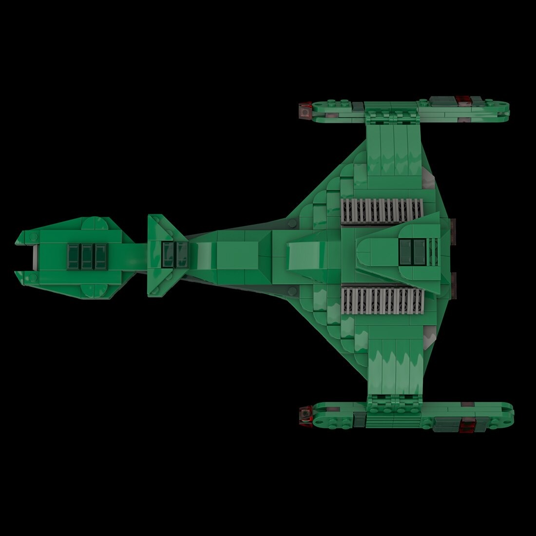 Klingon Vor'cha MOC-112682 Space With 323 Pieces
