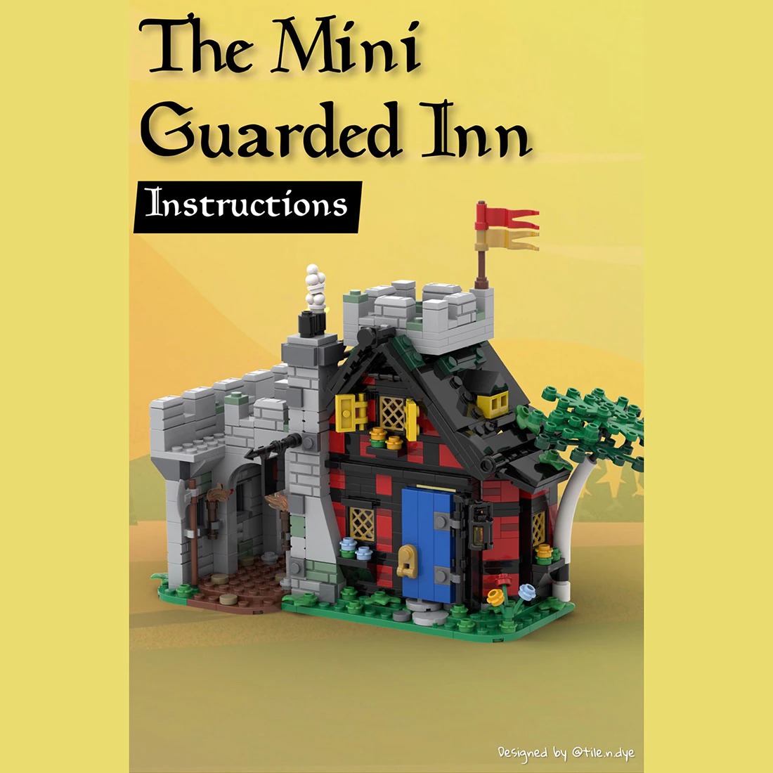 Medieval Mini Guarded Inn MOC-114616 Creator With 769 Pieces