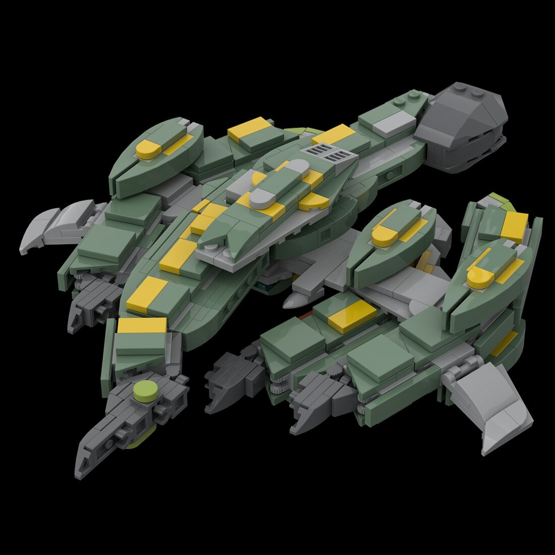 Breen Ship MOC-117535 Space With 458 Pieces