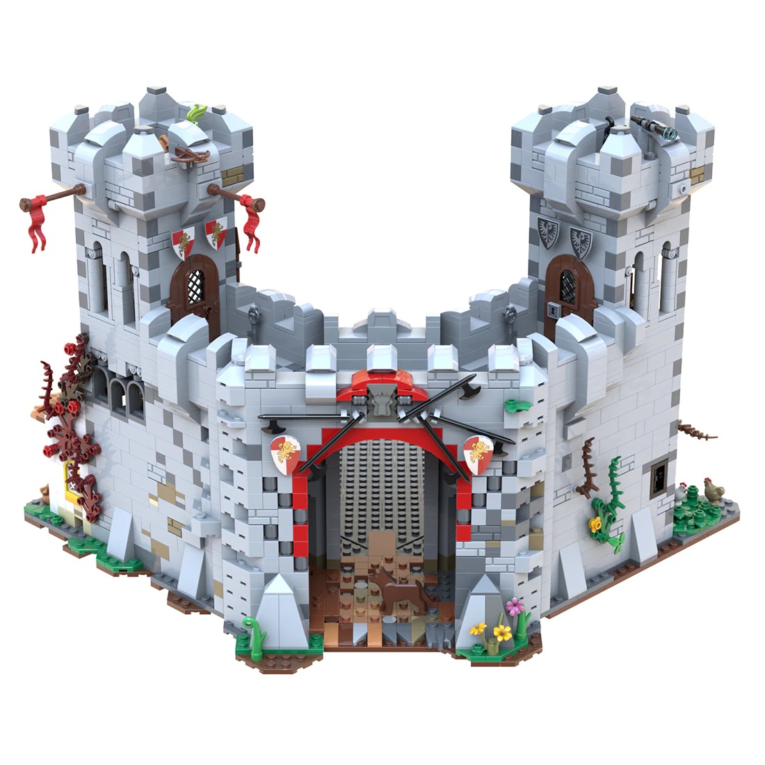 Medieval Castle MOC-120736 Creator With 2136PCS