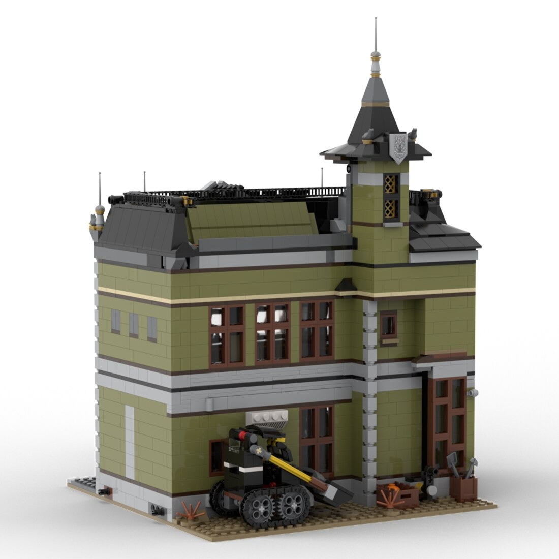 Museum of Exploration and Adventure MOC-124106 Modular Buildings With 2701 Pieces