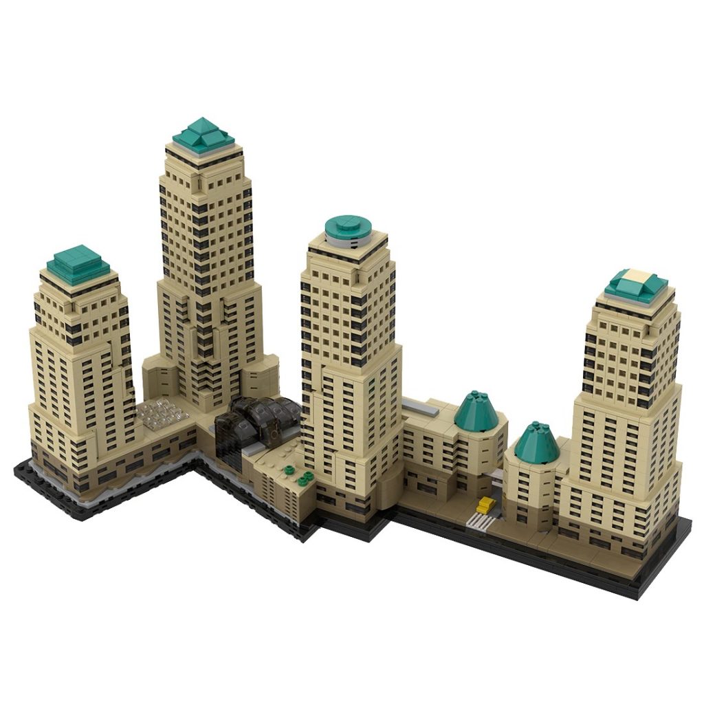 World Financial Center MOC-125137 Modular Building With 3947PCS