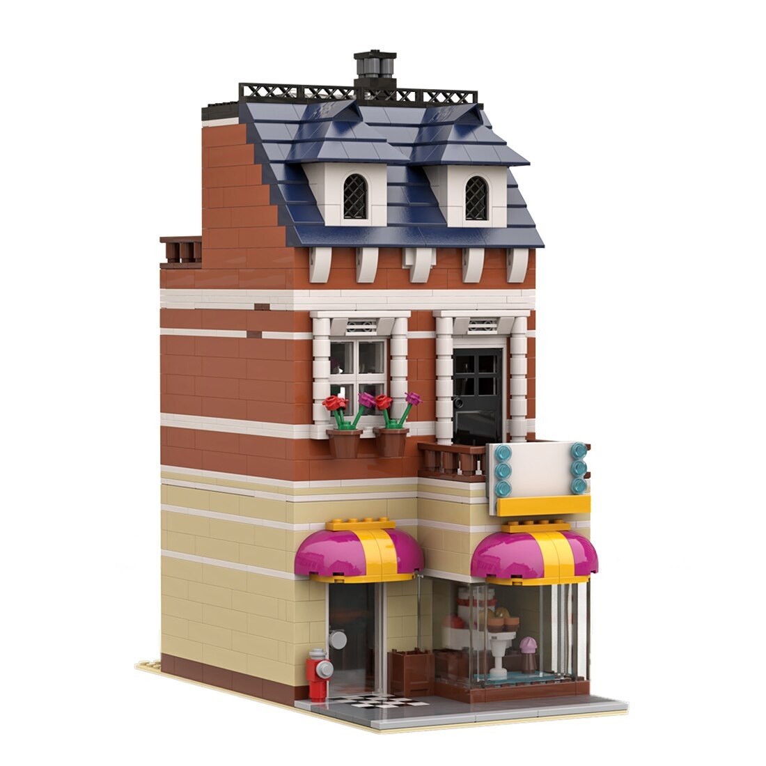 The Bakery MOC-42207 Modular Buildings With 1327 Pieces