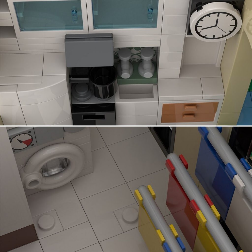 New Orleans Seafood Restaurant MOC-44943 Modular Building With 3153 Pieces