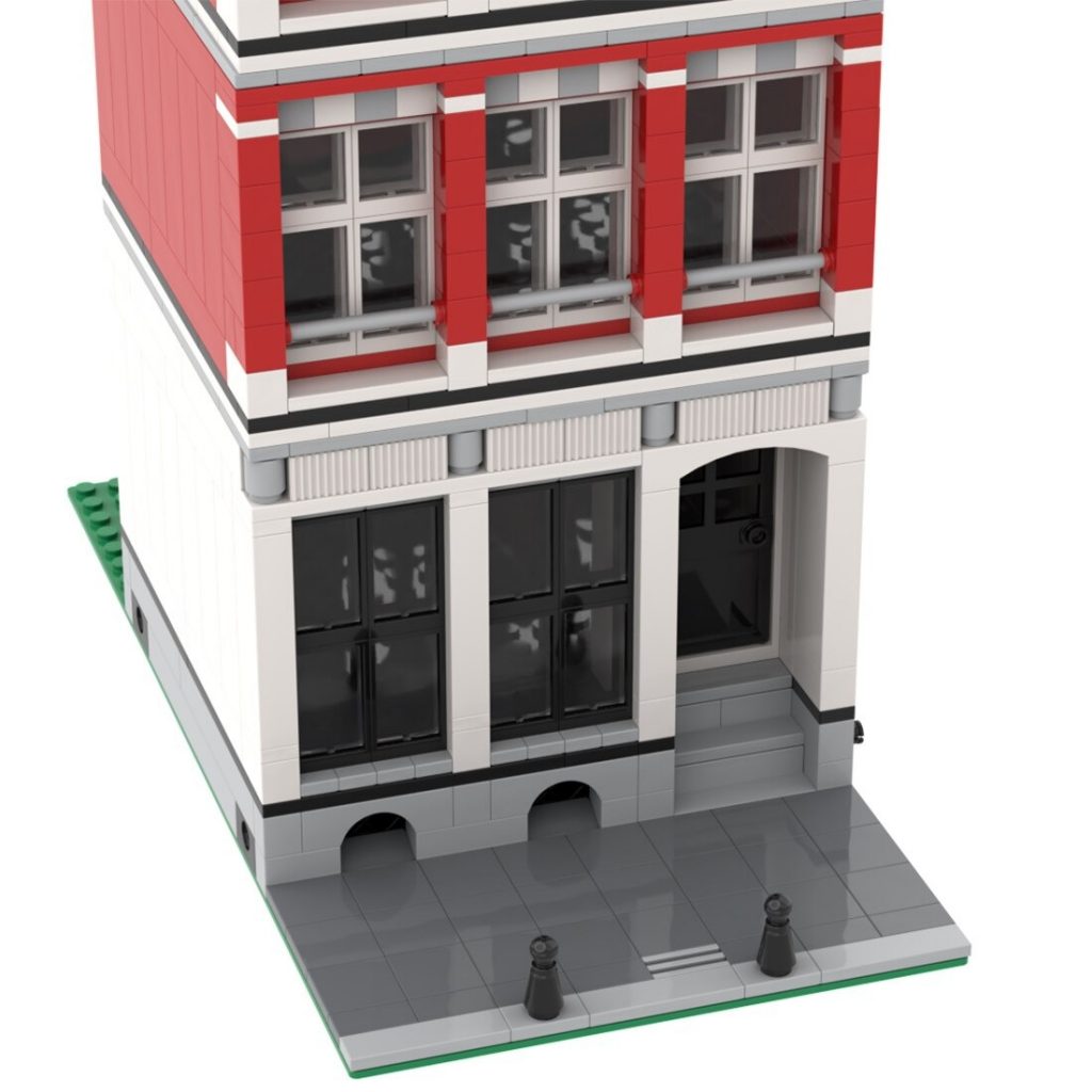 Amsterdam Canal House MOC-47824 Modular Building With 824pcs