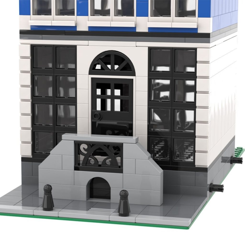 Amsterdam - Canal House Nr 3 MOC-48643 Modular Building With 1056 Pieces
