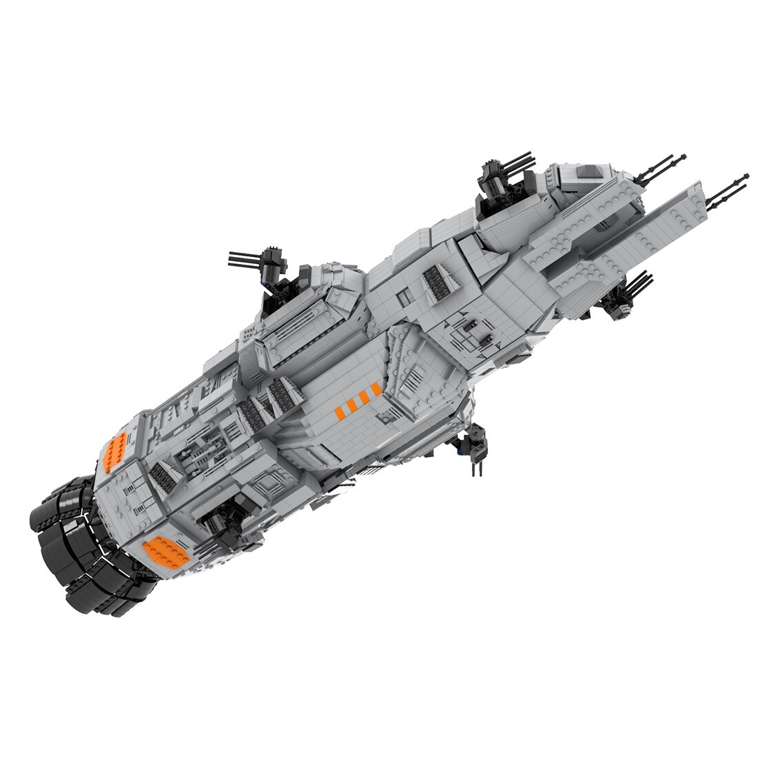 Rocinante - The Expanse MOCBRICKLAND 49304 Space with 5351 Pieces - MOC ...