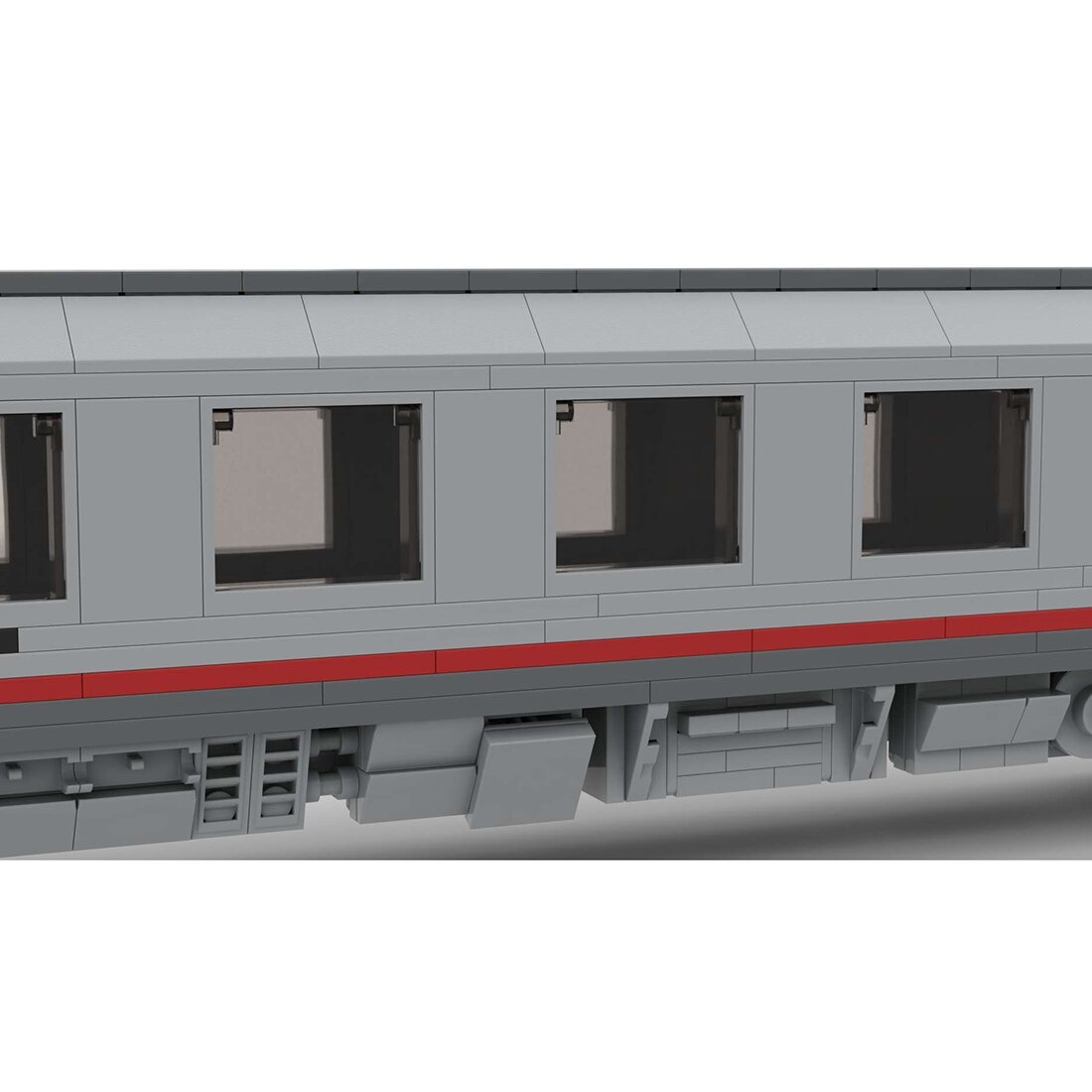 Genuine 6wide Static Edition Sleeping Car MOC-67867 Technic With 682pcs