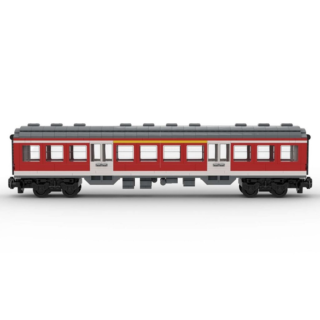 DB Regio Passenger Car 1st/2nd Class MOC-71043 Technic With 571pcs