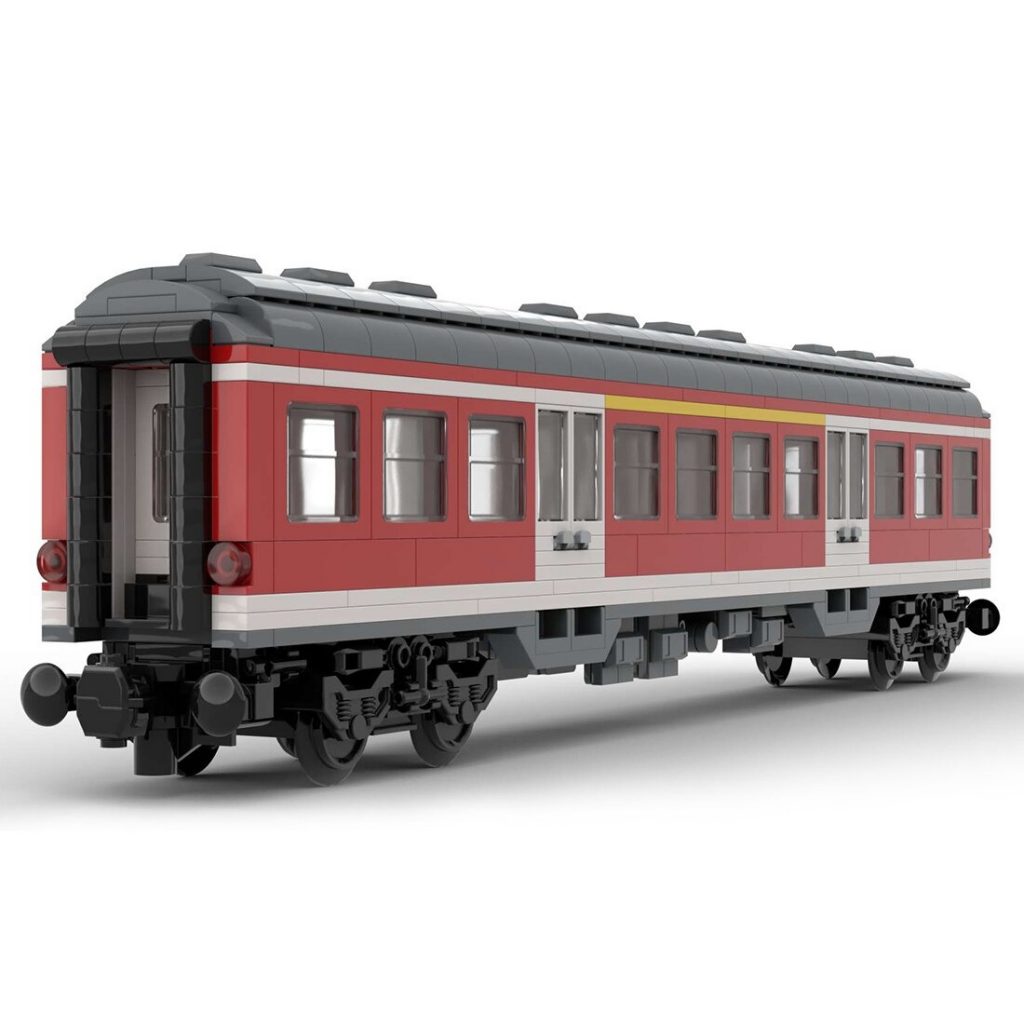 DB Regio Passenger Car 1st/2nd Class MOC-71043 Technic With 571pcs
