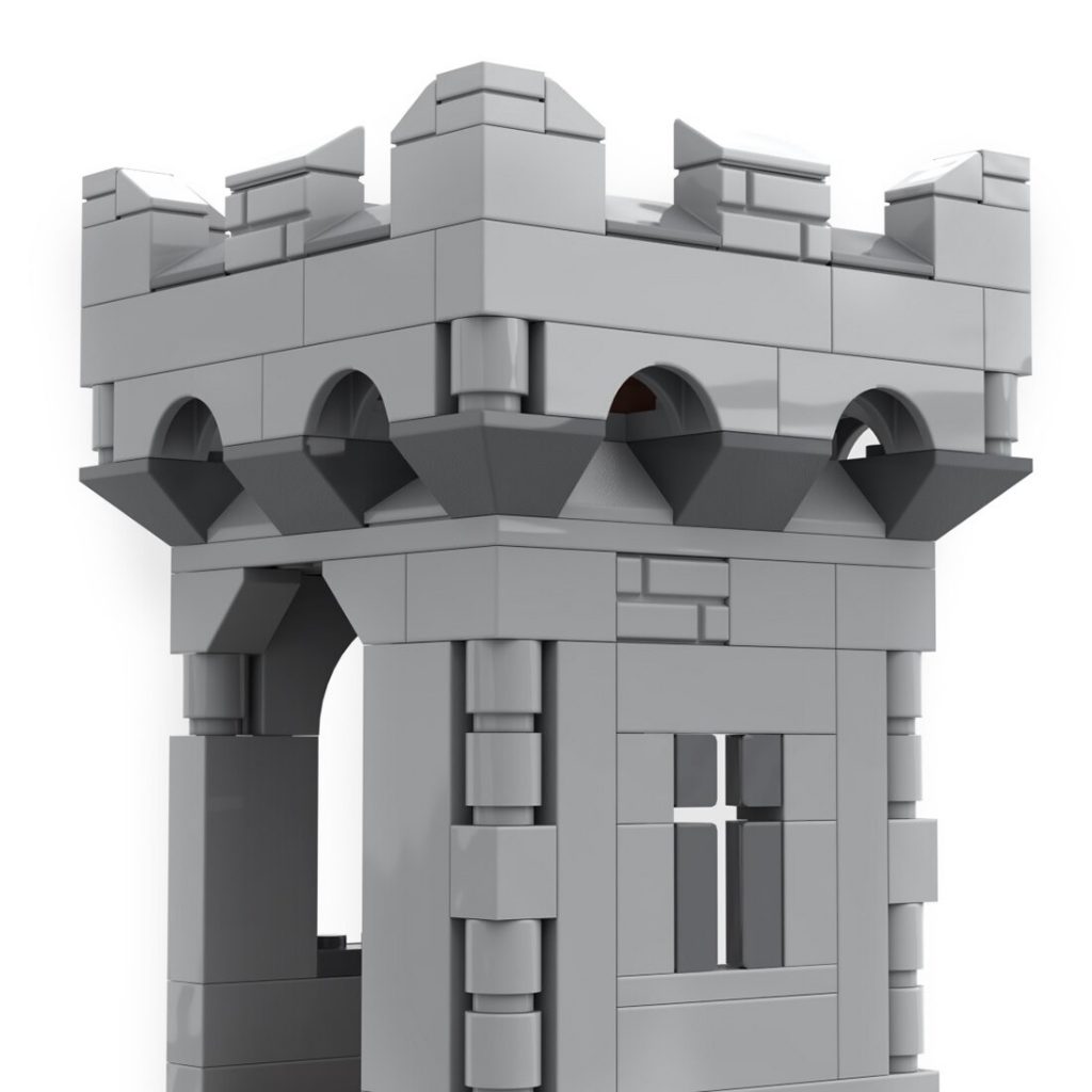Modular Dungeon Tower MOC-77965 Modular Building With 222pcs