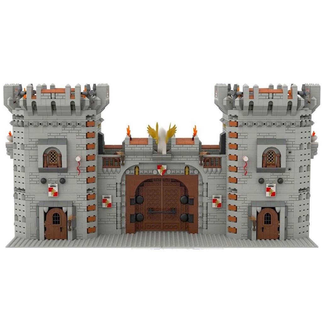 Medieval Castle Gate MOC-83398 Modular Building With 3777pcs 