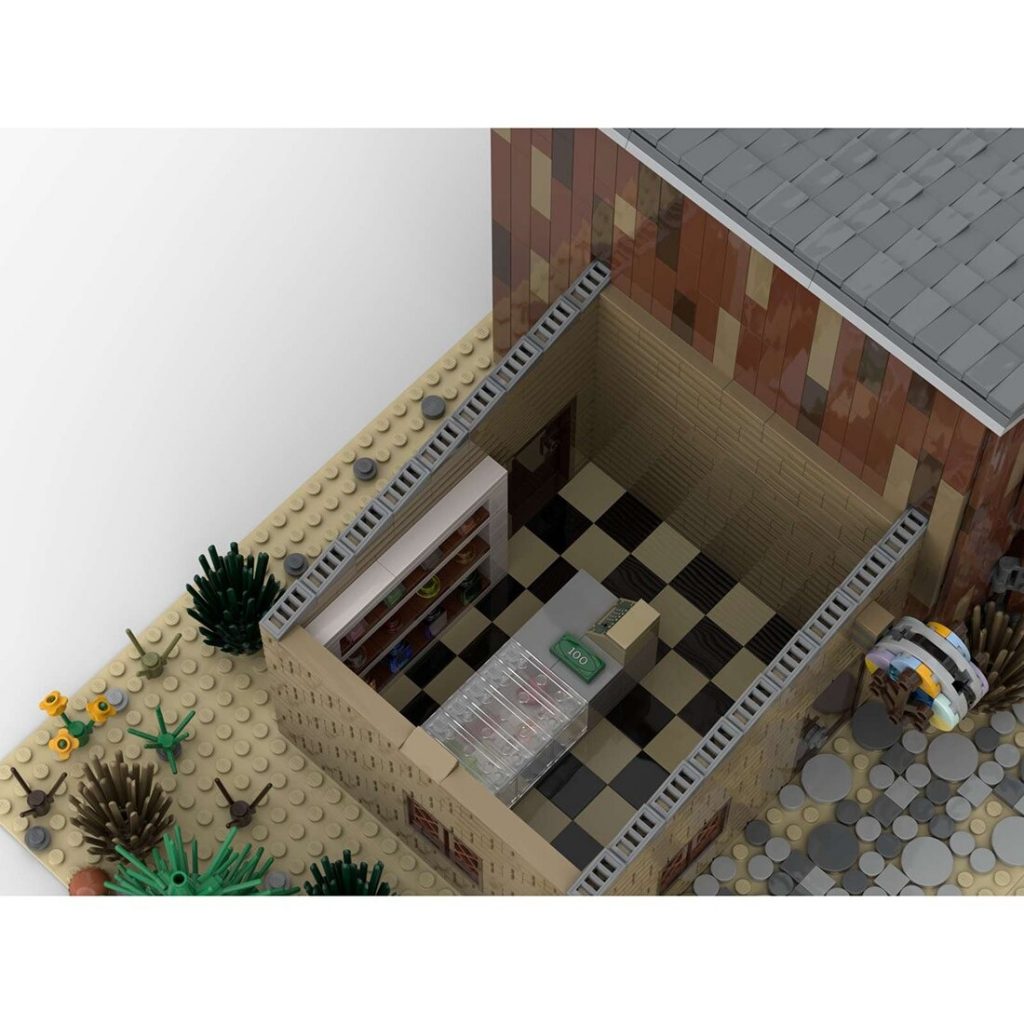 Heather Gems Factory Train Scene MOC-84949 Modular Building With 3871PCS