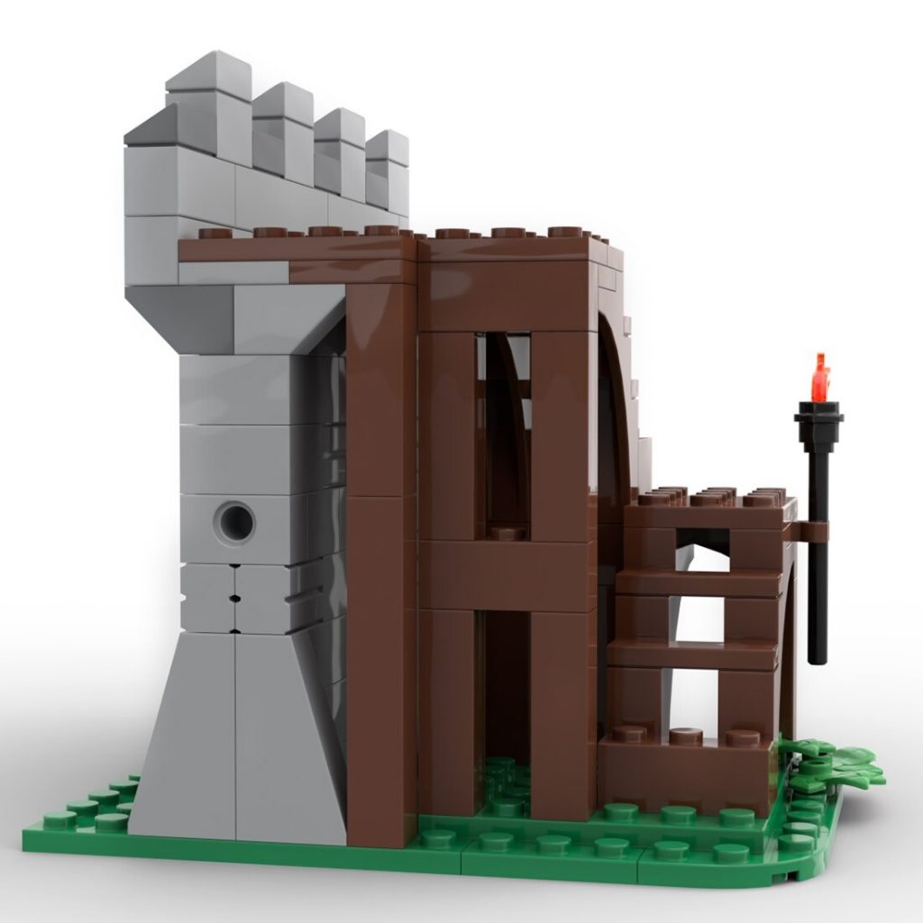 Modular Staircase MOC-85699 Modular Building With 163pcs