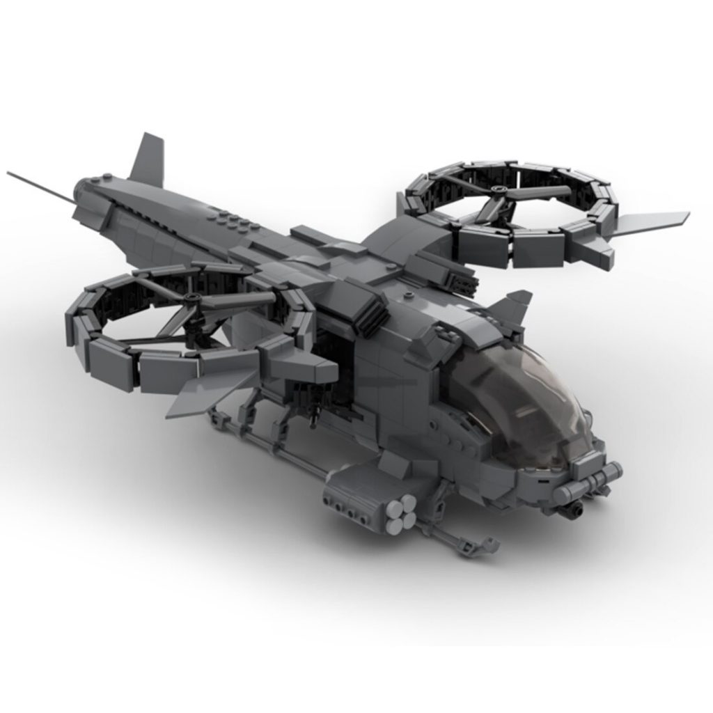 Combat Helicopter MOC-91477 Military With 742pcs 