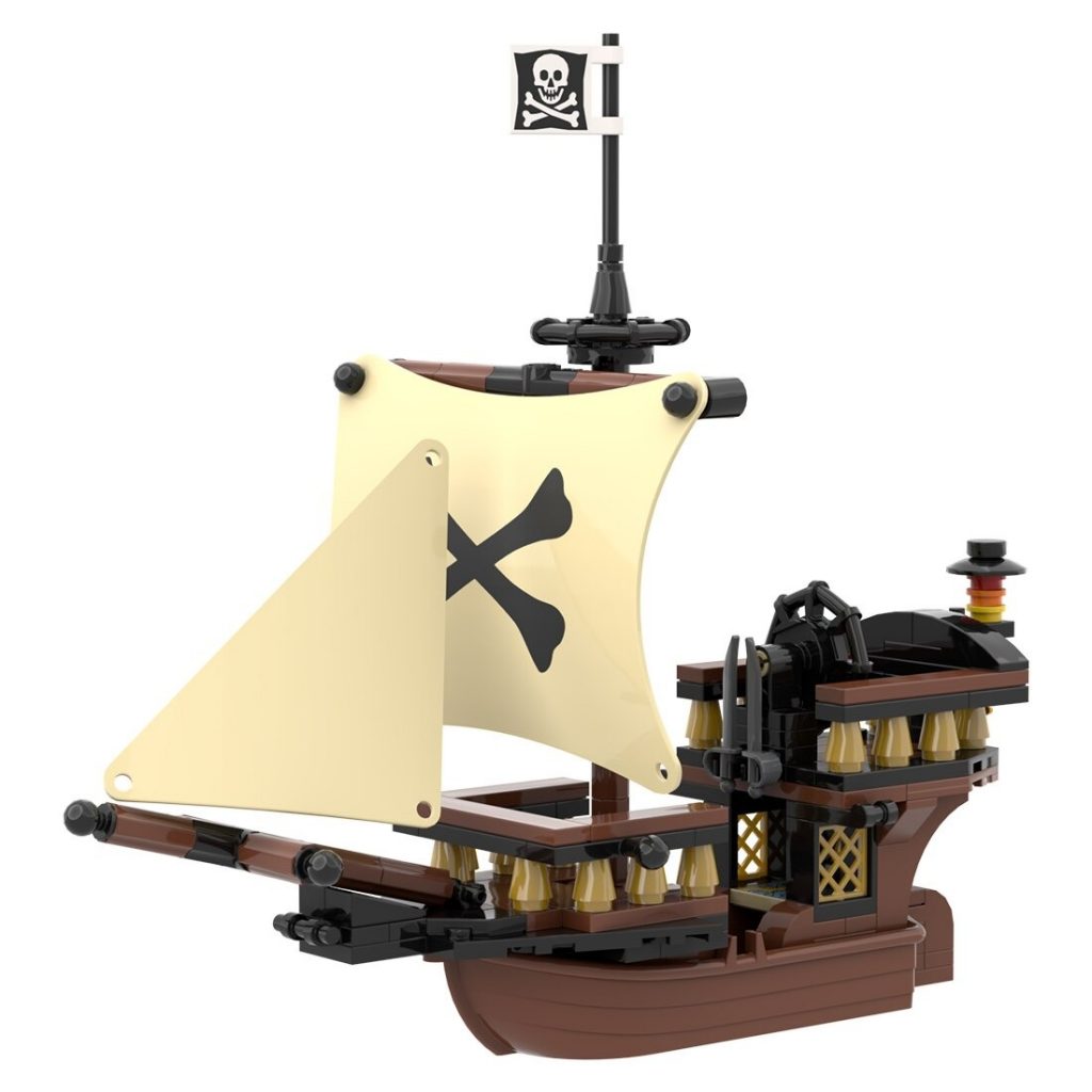 Warty Crab Pirate Ship MOC-94318 Creator With 198PCS