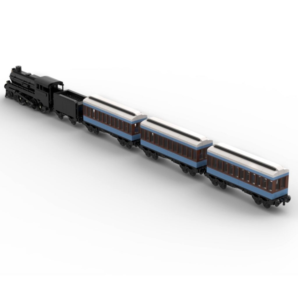 Polar Express Railway Train Set MOC-96784 Technic With 1130pcs 