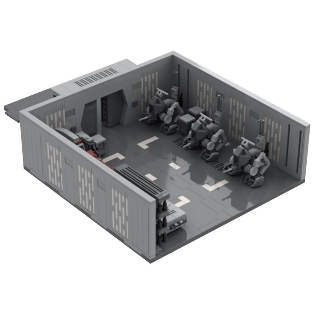 Republic Corridor System Vehicles Room MOC-97481 Star Wars With 953pcs 