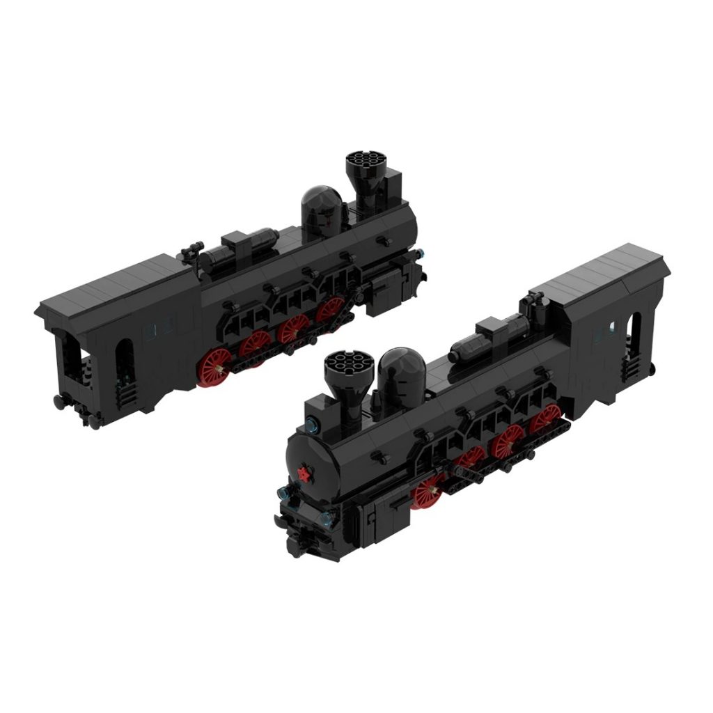 Soviet Armored Train With Scene MOC-89538 Technic With 1309PCS
