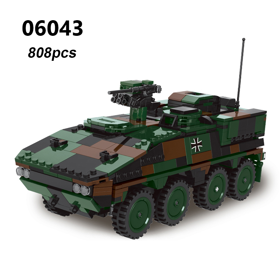 Military xingbao 06043-06050 axis panthet tank
